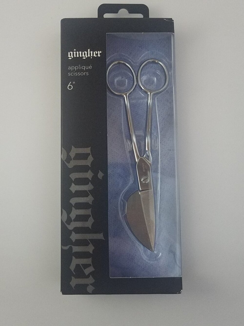 Gingher 6" Knife Edge Applique Scissors - G-6R Made in Italy